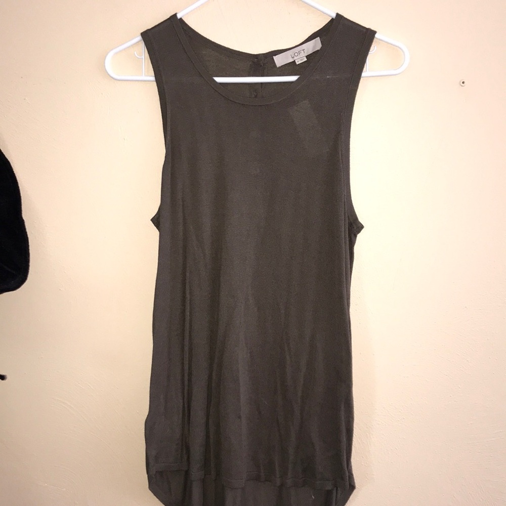 Brown Sweater Tank